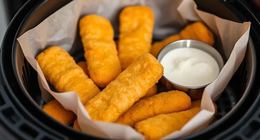 Fischstäbchen im Airfryer